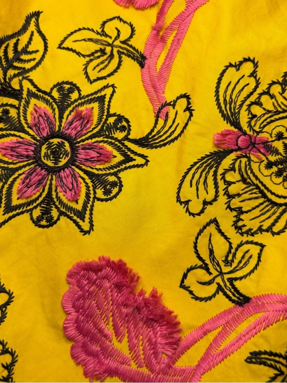 Anthropologie Eliska Embroidered Mini Dress Size 12P Petite NWOT Floral